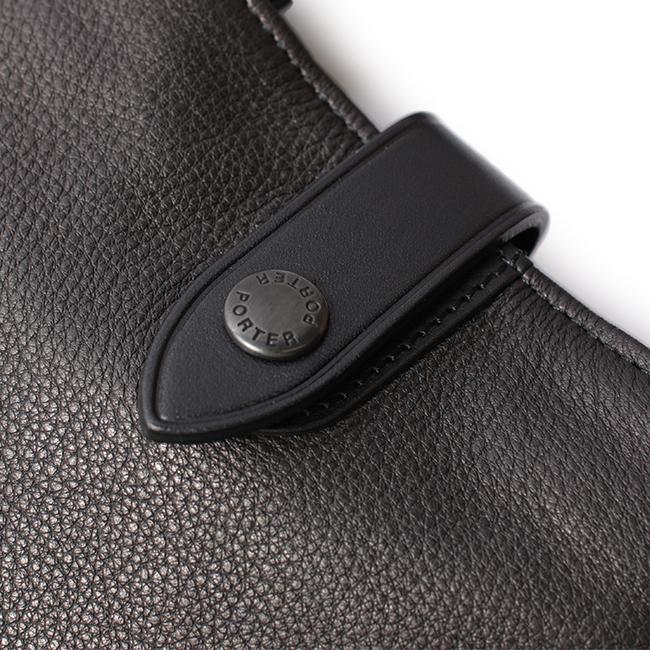 ポーター シスコ ショルダーバッグ (L) 120-03307 PORTER CISCO 吉田カバン レザー 本革 ミニショルダー 縦型 | PORTER | 09
