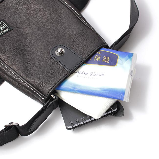 ポーター シスコ ショルダーバッグ(S) 120-03308 メンズ レディース ブランド ミニ コンパクト レザー 小さめ 斜めがけ 軽量 縦型 本革 吉田カバン PORTE | PORTER | 11