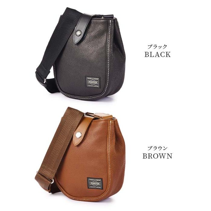 ポーター シスコ ショルダーバッグ(S) 120-03308 メンズ レディース ブランド ミニ コンパクト レザー 小さめ 斜めがけ 軽量 縦型 本革 吉田カバン PORTE | PORTER | 04