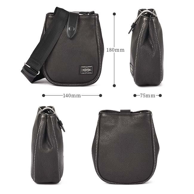 ポーター シスコ ショルダーバッグ(S) 120-03308 メンズ レディース ブランド ミニ コンパクト レザー 小さめ 斜めがけ 軽量 縦型 本革 吉田カバン PORTE | PORTER | 05