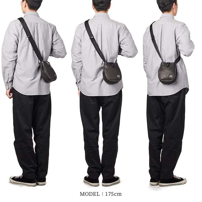 ポーター シスコ ショルダーバッグ(S) 120-03308 メンズ レディース ブランド ミニ コンパクト レザー 小さめ 斜めがけ 軽量 縦型 本革 吉田カバン PORTE | PORTER | 06