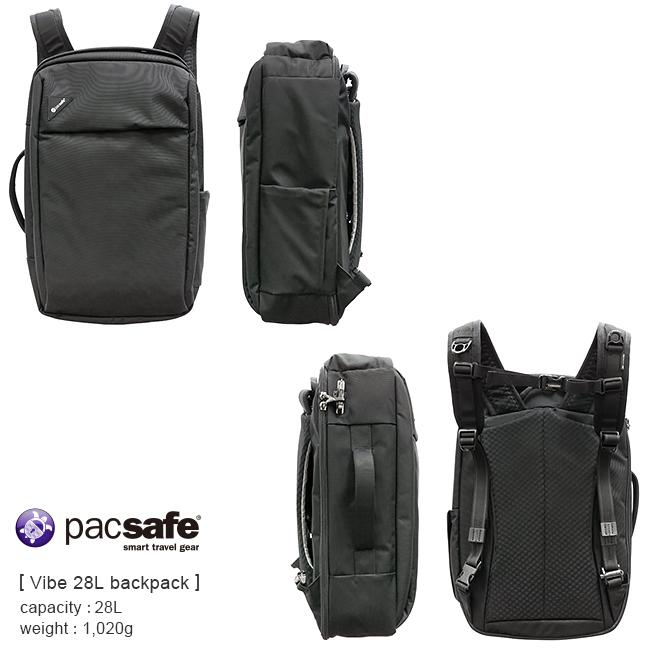 PacSafe（パックセーフ） リュック メンズ ビジネスリュック 2WAY