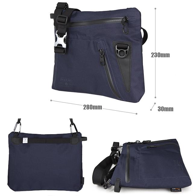 最大41% 2/15限定 アッソブ サコッシュ メンズ レディース ショルダーバッグ AS2OV WATER PROOF CORDURA 305D 141603 | AS2OV | 06