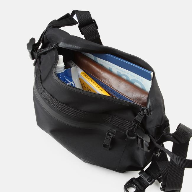 最大43% 3/13まで アッソブ ウエストバッグ メンズ 横型 横開き ファニーパック 防水 撥水 AS2OV WATER PROOF CORDURA 305D 141607 | AS2OV | 11