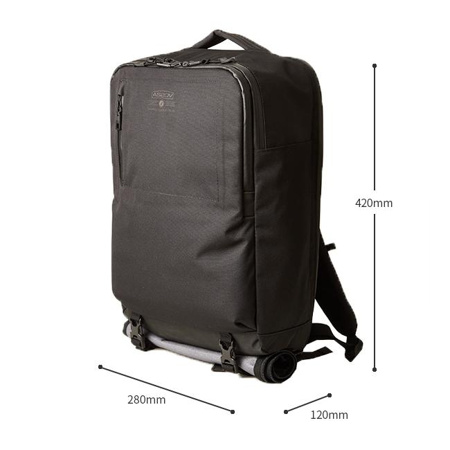 最大42% 9/6限定 アッソブ ウォータープルーフ バックパック 2WAY ビジネスリュック ブリーフケース 22L A4 PC収納 撥水 防水 耐水 AS2OV 141608 | AS2OV | 05