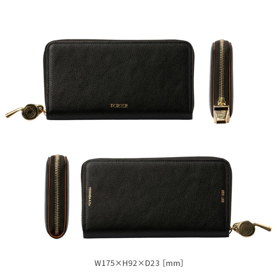 ポーター トーン ビルウォレット 150-02288 PORTER TONE BILL WALLET 吉田カバン 日本製 本革 レザー 長財布 ラウンドファスナー ホイッスル | PORTER | 04