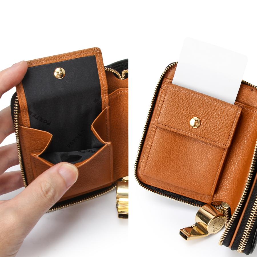 未使用級　PORTER　ポーター　二つ折り財布　レザー　ブラウン PORTER ポーター ダブル ウォレット 129-06012 吉田カバン 財布 2