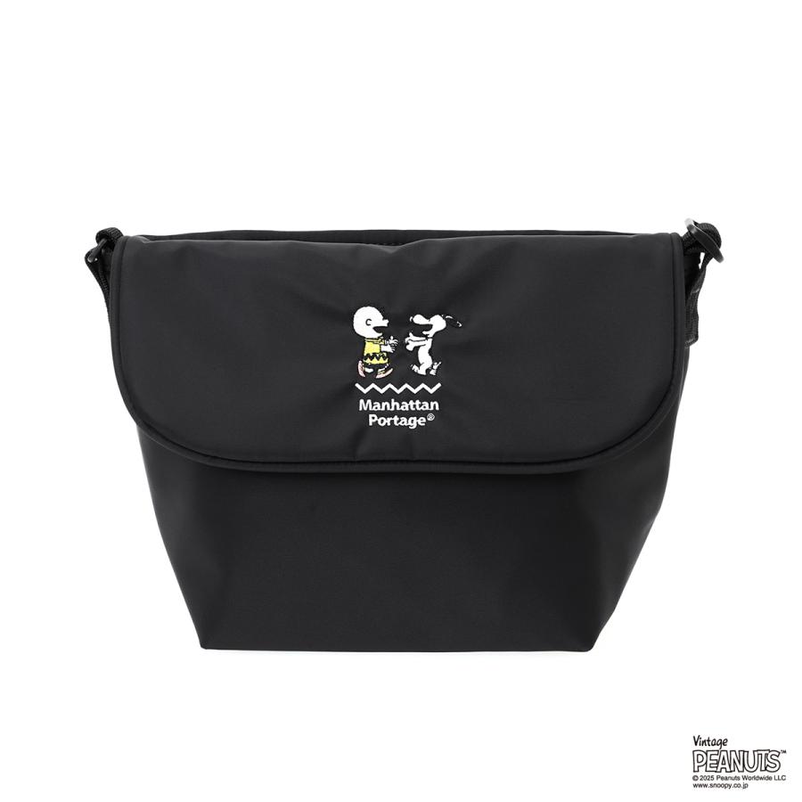 新品✨マンハッタンポーテージ　スヌーピー　70周年　メッセンジャーバッグ　黒 Manhattan Portage（マンハッタンポーテージ） 最大44% 7/12まで