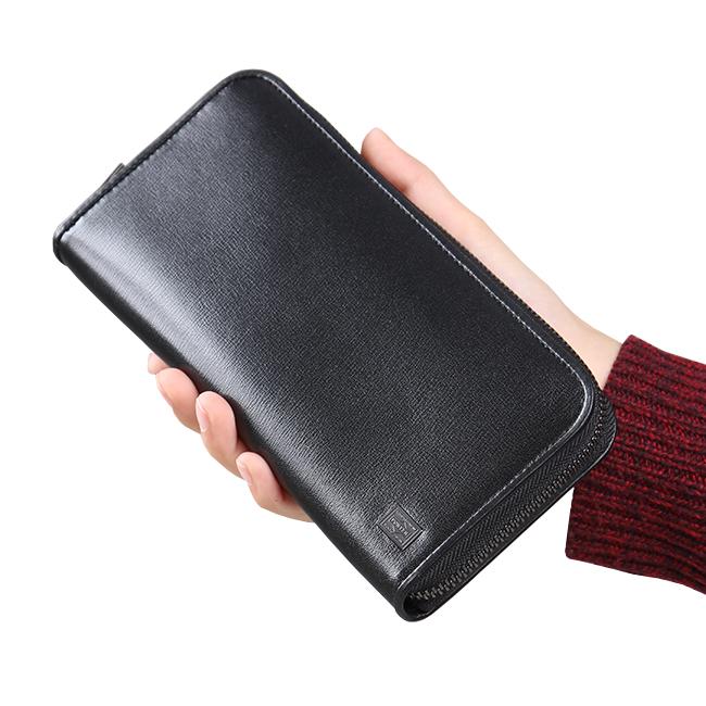 ポーター 吉田カバン／PORTER 長財布 財布 ウォレット メンズ 男性 男性用 レザー 革 本革 ネイビー 紺  179-03867 PLUME WALLET 小銭入れあり ラウンドジップ ラウンドファスナー PLUME（PORTER） ポーター プリュム ロングウォレット 179-03867 財布