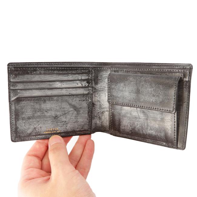 ポーター ビル ブライドル ウォレット 185-02255 財布 二つ折り財布 軽量 本革 ブライドルレザー メンズ レディース 吉田カバン PORTER BILL BRIDLE | PORTER | 08