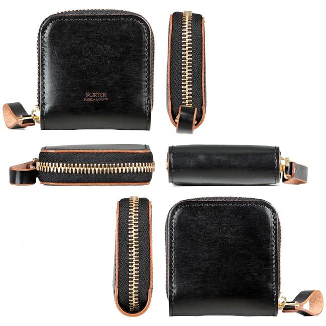 未使用】ポーター　ケース　小銭入れ　ブラック　レザー　ヴィンテージ PORTER ポーター フィルム コインケース 187-01352 吉田カバン 小銭