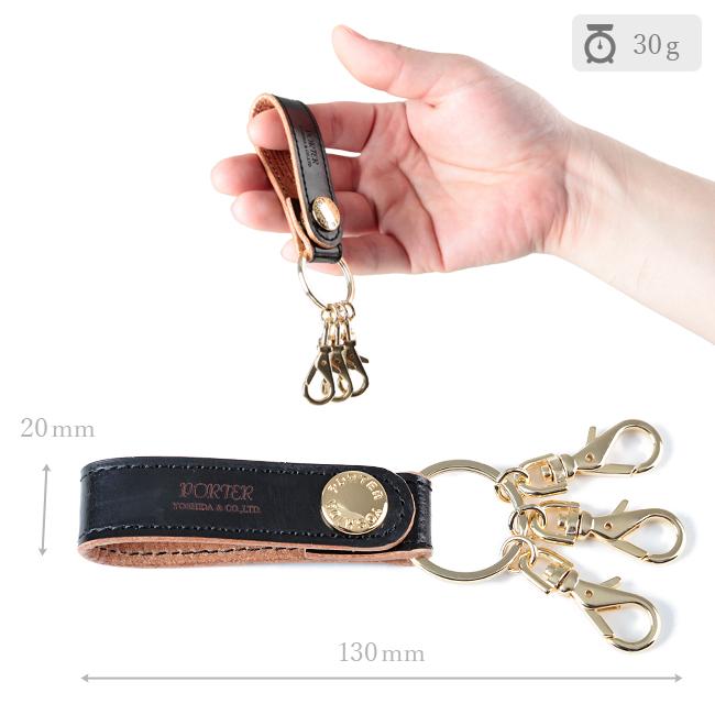 ポーター フィルム キーホルダー 187-01355 ストラップ キーリング メンズ レディース ブランド レザー 本革 軽量 吉田カバン PORTER FILM | FILM（PORTER） | 03