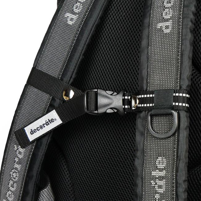 最大44% 3/1まで メール便選択で送料無料 デコレート リュック フロントストラップ チェストベルト 後付け Dカン付き リフレクター機能 | decorate | 08