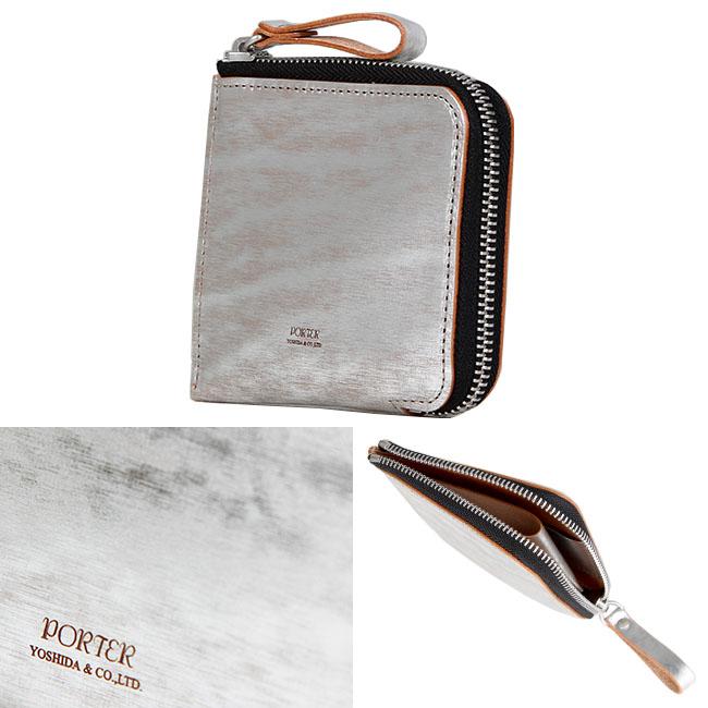 ポーター フォイル マルチウォレット 195-01331 財布 二つ折り財布 薄型 薄い財布 本革 レザー スリム L字ファスナー メンズ レディース 吉田カバン PORTER | FOIL（PORTER） | 05