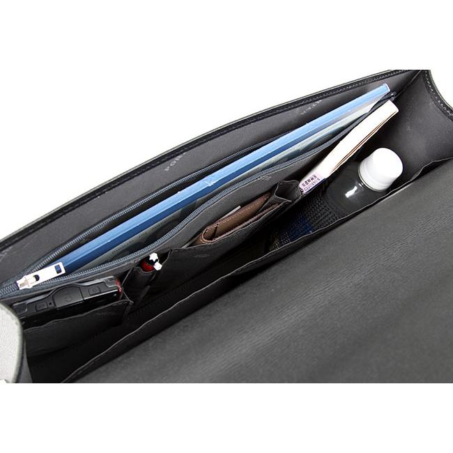 ポーター フラックス ブリーフケース 197-01501 ビジネスバッグ メンズ 50代 40代 通勤 鍵付き 本革 薄型 レザー スリム 吉田カバン PORTER | FLUX（PORTER） | 05