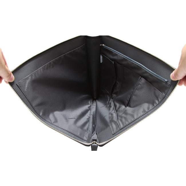 極美品 ポーター ハイプ ドキュメントケース ネイビー ブラック コーデュラ社 HYPE(ハイプ) DOCUMENT CASE | 吉田カバンホームページ