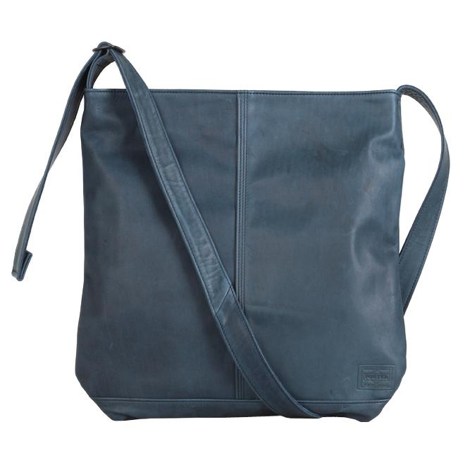 ポーター フランク ショルダーバッグ 198-01309 メンズ ブランド レザー スリム 斜めがけ 大きめ 大容量 軽量 本革 薄型 縦型 吉田カバン PORTER | FRANK（PORTER） | 01