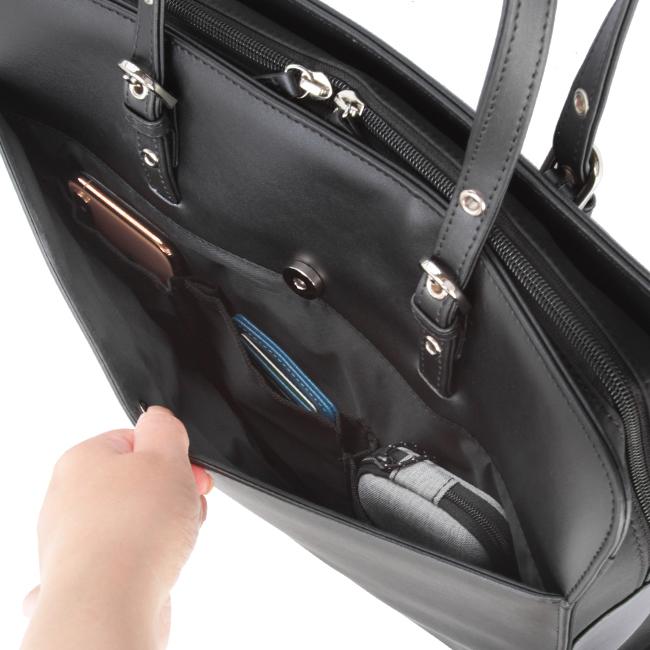 最大51% 4/28から リクルートバッグ ビジネスバッグ レディース 軽量 就活 通勤 肩掛け 底鋲 自立 A4ファイル 合皮 Ms.lily at 22-5330 | ウノフク | 11