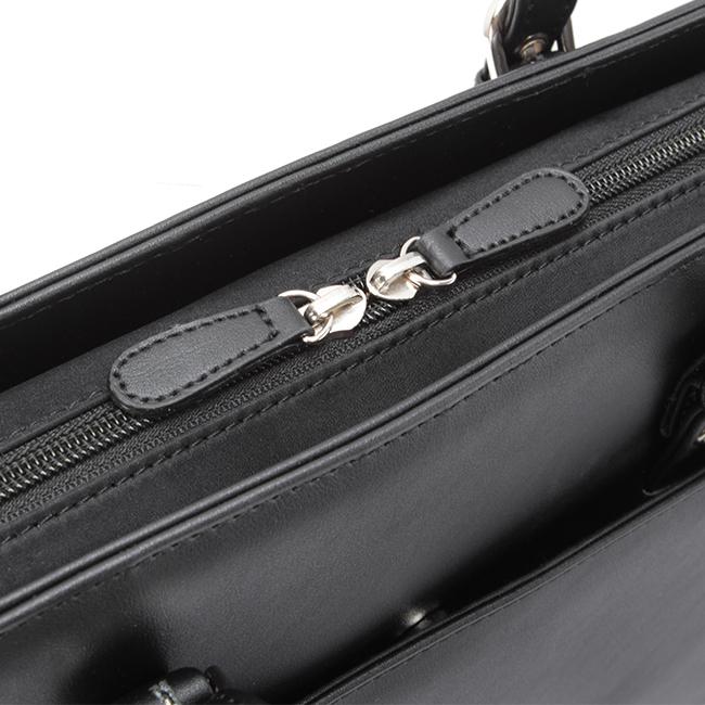 最大53% 3/22まで リクルートバッグ ビジネスバッグ レディース 軽量 就活 通勤 肩掛け 底鋲 自立 A4ファイル 合皮 Ms.lily at 22-5330 | ウノフク | 13