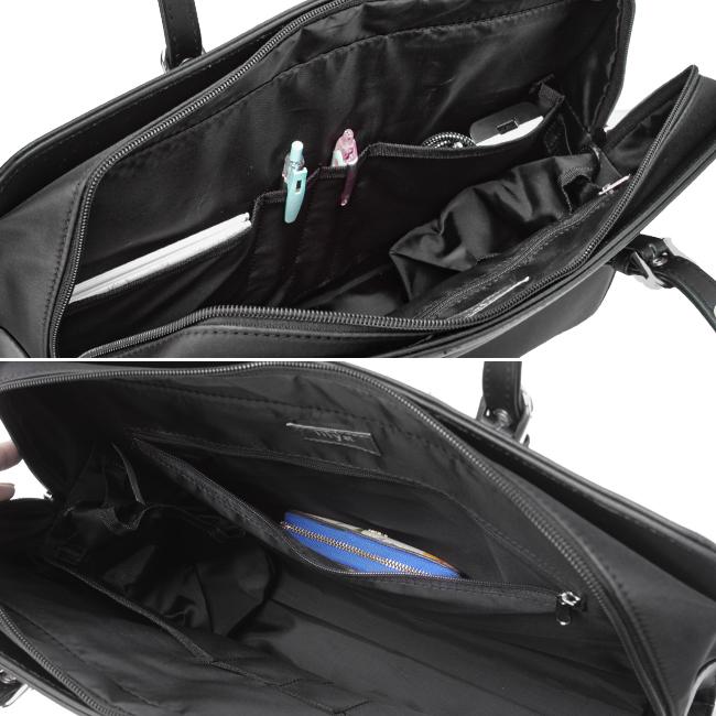 最大53% 3/22まで リクルートバッグ ビジネスバッグ レディース 軽量 就活 通勤 肩掛け 底鋲 自立 A4ファイル 合皮 Ms.lily at 22-5330 | ウノフク | 15