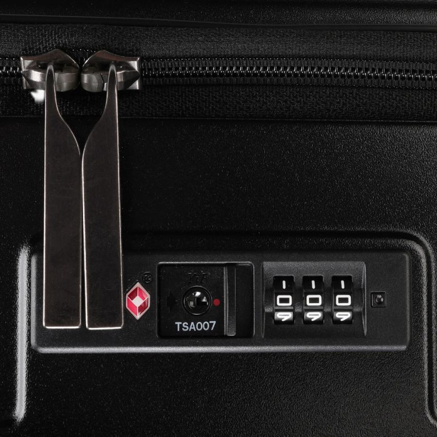 グランプラス スクエア スーツケース Lサイズ 72L 83L フロントオープン ストッパー 大型 静音 拡張 軽量 頑丈 GRAND＋ SQUARE 2202-TM-08 | グランプラス | 09
