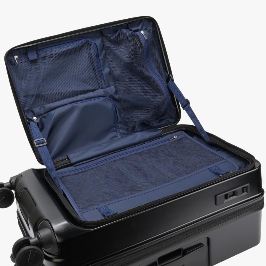 グランプラス スクエア スーツケース Lサイズ 72L 83L フロントオープン ストッパー 大型 静音 拡張 軽量 頑丈 GRAND＋ SQUARE 2202-TM-08 | グランプラス | 12