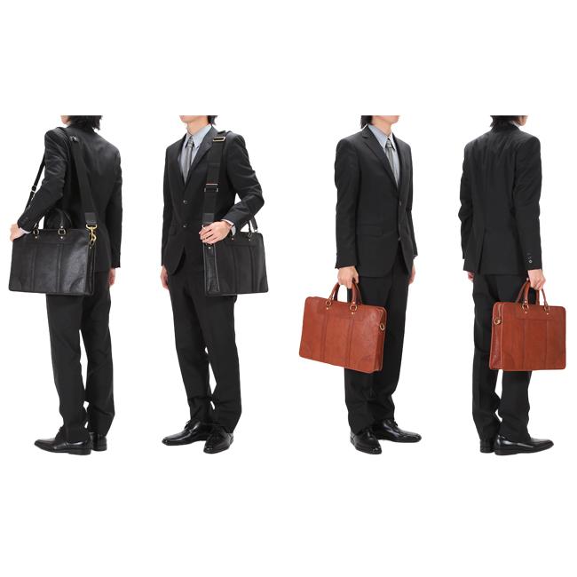 ポーター ヘリテージ 2WAYブリーフケース 231-03229 ビジネスバッグ メンズ 50代 40代 通勤 本革 薄型 レザー スリム 吉田カバン PORTER | HERITAGE（PORTER） | 03