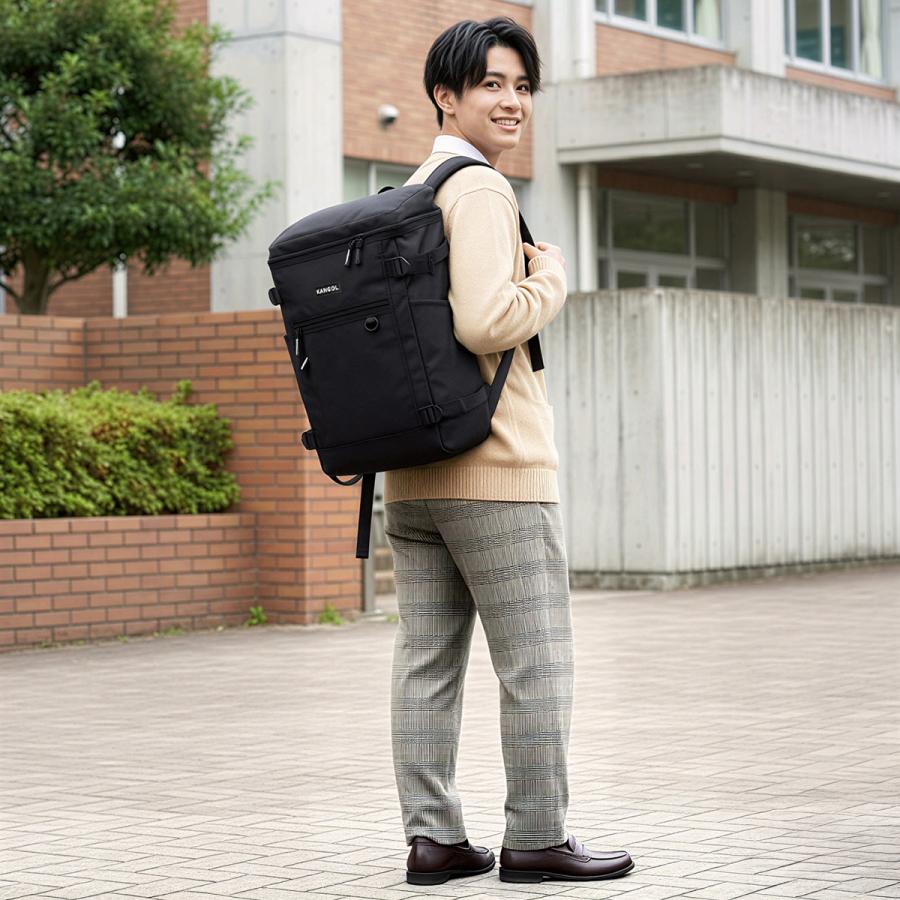 最大41% 10/4限定 カンゴール リュック 25L 通学 男子 女子 高校生 大容量 通学リュック スクールリュック スクールバッグ オルタナ KANGOL 250-1291 在庫限り | KANGOL | 09