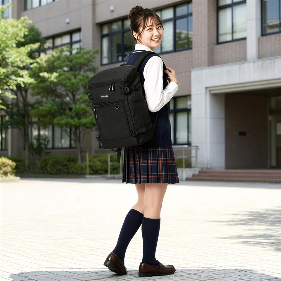 最大41% 10/4限定 カンゴール リュック 25L 通学 男子 女子 高校生 大容量 通学リュック スクールリュック スクールバッグ オルタナ KANGOL 250-1291 在庫限り | KANGOL | 10
