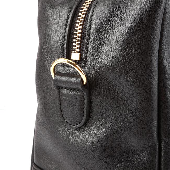 【美品】PORTER GIRL ショルダーバッグ 2way オールレザー 黒 PORTER GIRL MINIATURE(ポーターガール ミニアチュール) 2WAY TOTE BAG