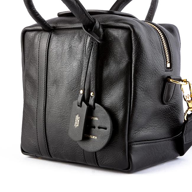 美品✨ポーターガール　ミニアチュール 2WAY KIT BAG レザー 黒 美品✨ポーターガール ミニアチュール 2WAY KIT BAG 黒 - メルカリ