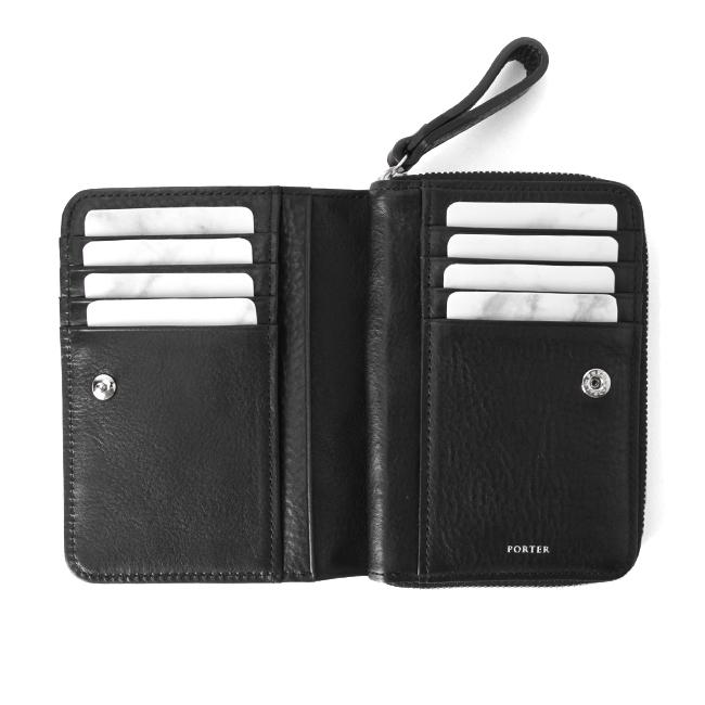 ポーター スプレンダー ウォレット 261-03894 財布 二つ折り財布 ミドル財布 本革 レザー ラウンドファスナー メンズ レディース 吉田カバン PORTER SPLENDOR | PORTER | 09