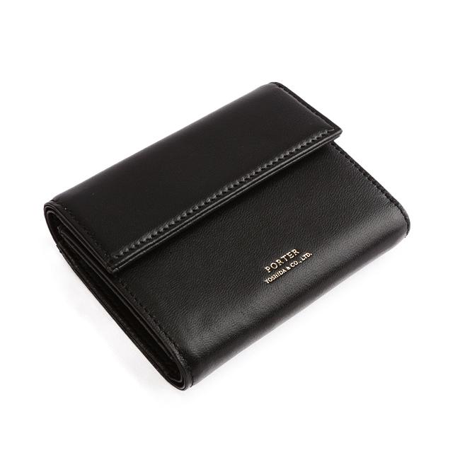 【未使用】PORTER ユニ 3つ折り財布 吉田カバン レザー ウォレット UNI（PORTER GIRL） ポーター ユニ ウォレット 284-01376 三