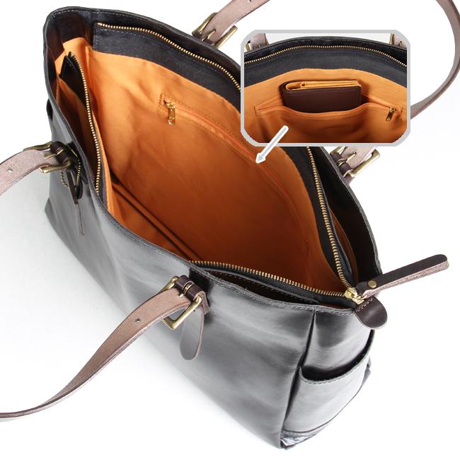 ツェハ zeha ブリリアント トートバッグ 290-9800 クロ 本革 Zeha トートバッグ A4 本革 姫路レザー メンズ レディース 日本製 290