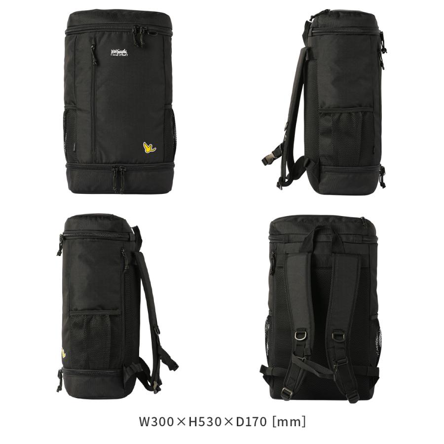 最大50% 2/5限定  マークゴンザレス リュック 30L 通学 大容量 軽量 黒 男子 女子 中学生 高校生 大きめ スクエア ボックス型 A4 B4 2H9-64192 | （What it isNt）ART BY MARKGONZALES | 05