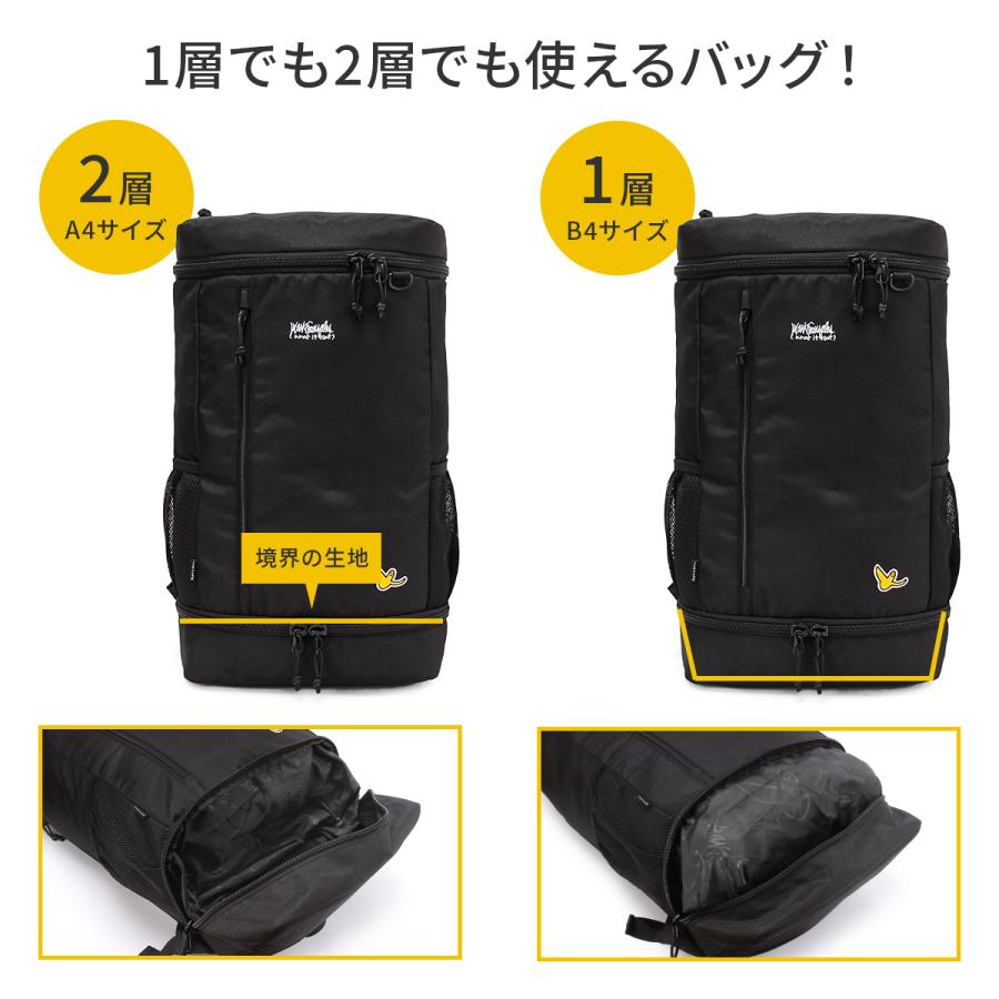 最大50% 1/5限定 2025年モデル マークゴンザレス リュック 30L 通学 大容量 軽量 黒 男子 女子 中学生 高校生 大きめ スクエア ボックス型 A4 B4 2H9-64192 | （What it isNt）ART BY MARKGONZALES | 09
