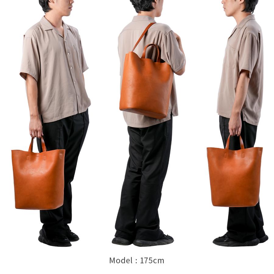 最大50% 9/29限定 SLOW スロウ ボーノ トートバッグ  2WAY 本革 肩掛け 縦型 日本製 メンズ ブランド bono 300S180P 在庫限り | SLOW(ファッション) | 06