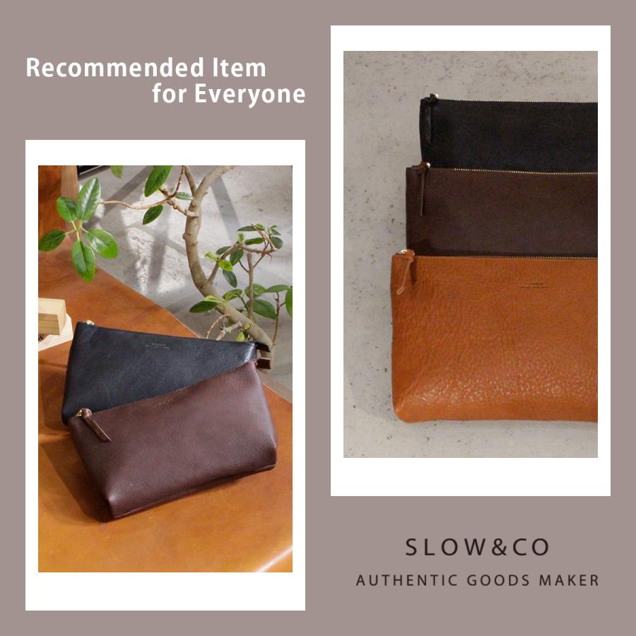 最大51% 1/4限定 スロウ ボーノ ポーチ 本革 日本製 メンズ レディース ブランド シンプル SLOW bono 300S190P | SLOW(ファッション) | 10