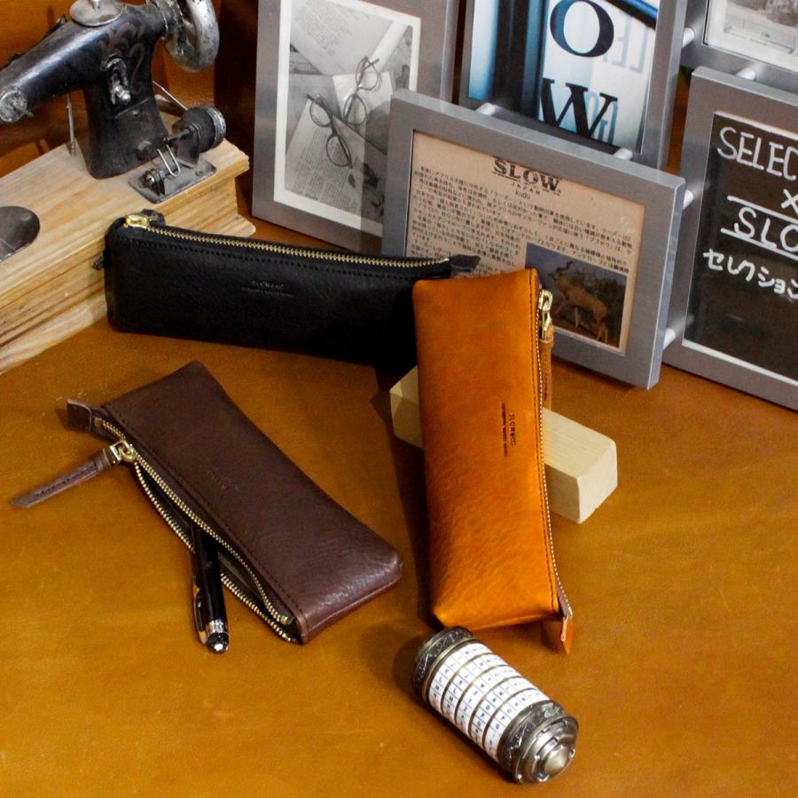 SLOW（スロウ） 最大42% 2/23限定 ボーノ ペンケース 本革 日本製 大人