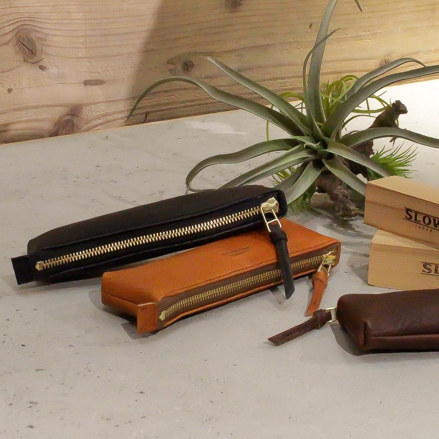 スロウ ボーノ ペンケース 本革 日本製 大人 メンズ レディース スリム シンプル ブランド レザー SLOW bono 300S191P | SLOW(ファッション) | 10