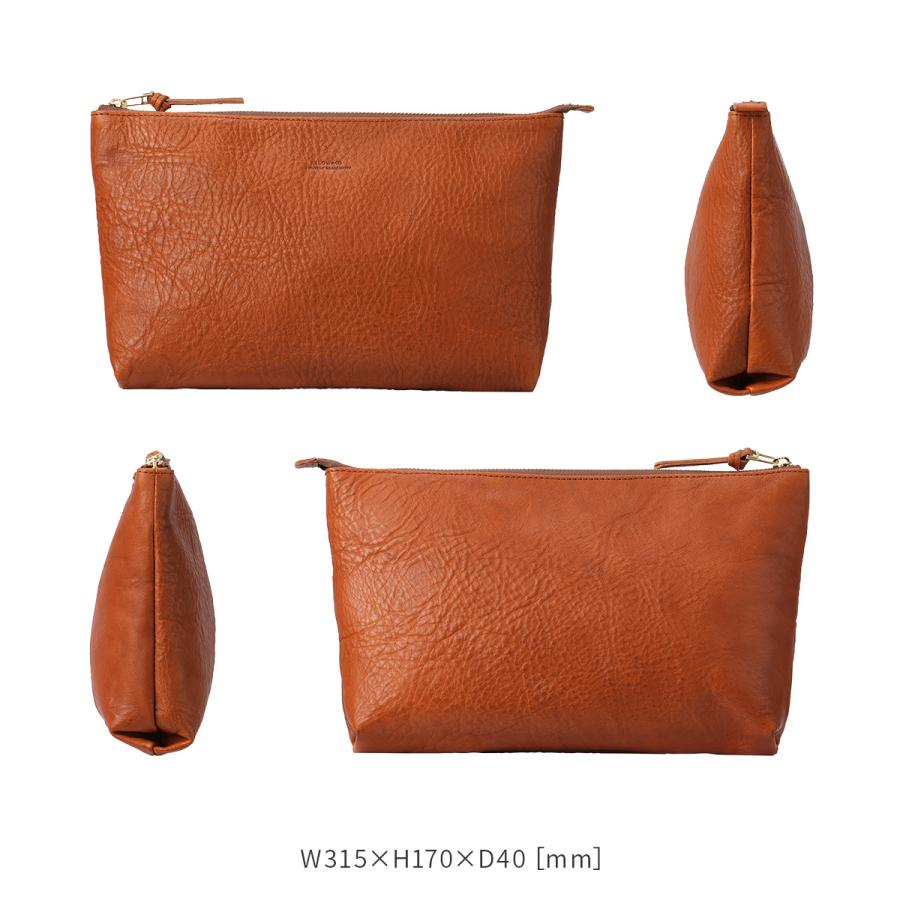 最大41% 1/25限定 スロウ ボーノ ポーチ メンズ レディース ブランド レザー 本革 日本製 大容量 大きめ SLOW bono 300S192P | SLOW(ファッション) | 06