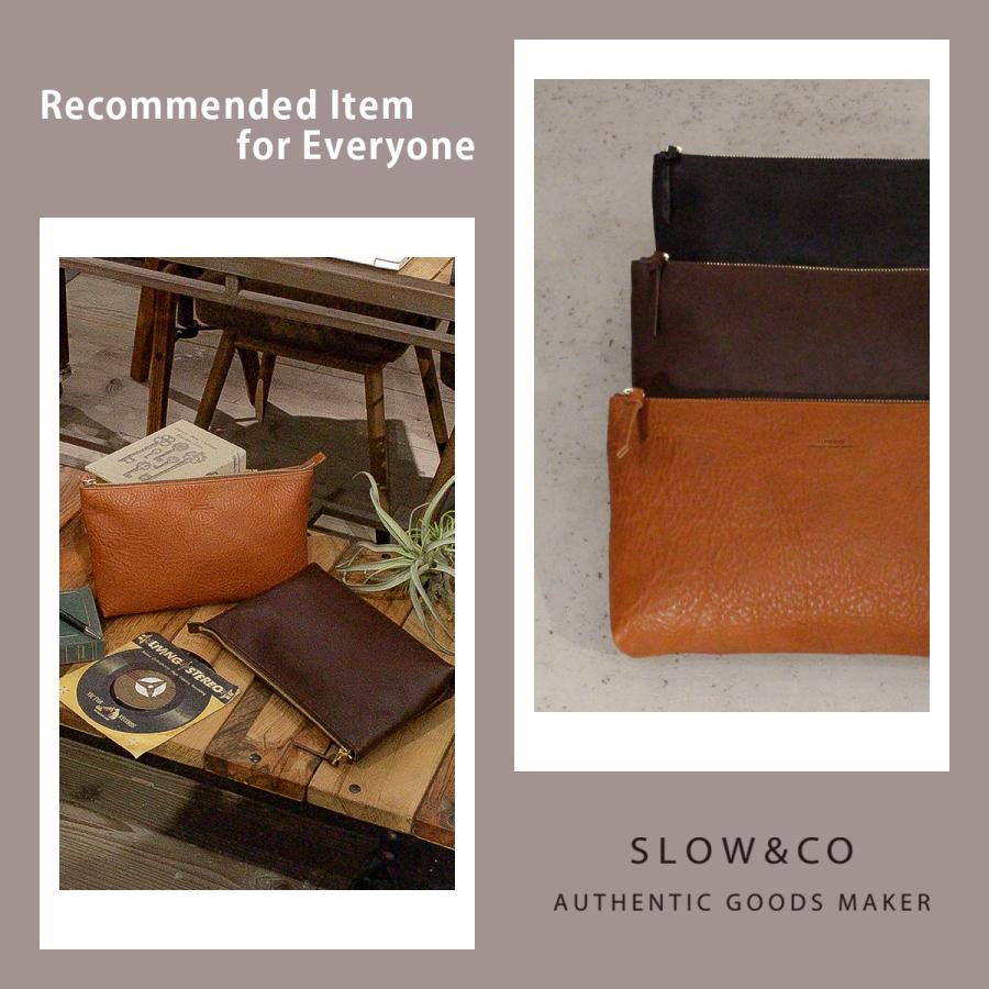 スロウ ボーノ ポーチ メンズ レディース ブランド レザー 本革 日本製 大容量 大きめ SLOW bono 300S192P | SLOW(ファッション) | 10