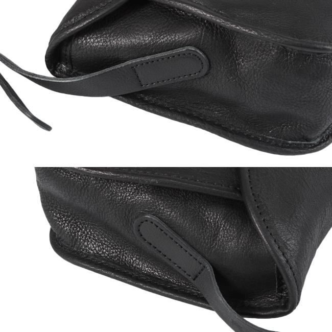 SLOW 黒 レザー ショルダーバッグ SLOW(ファッション) 最大49% 10/1限定 SLOW スロウ バッグ