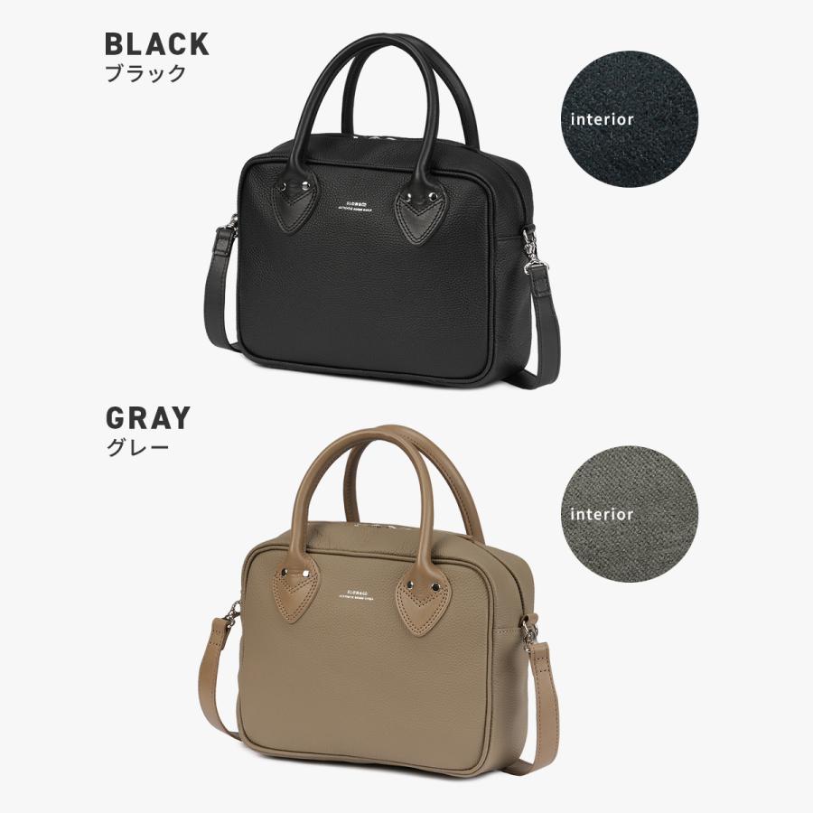 SLOW スロウ シュリンク ミニボストンバッグ 2WAY ショルダー 本革 日本製 ブランド メンズ レディース SHRINK 306S62S | SLOW(ファッション) | 04