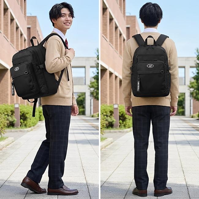 最大44% 3/22まで Lee リー リュック 32L 通学 男子 女子 女子高生 高校生 中学生 大容量 黒 通学リュック スクールリュック スクールバッグ おしゃれ 320-4930 | Lee | 07