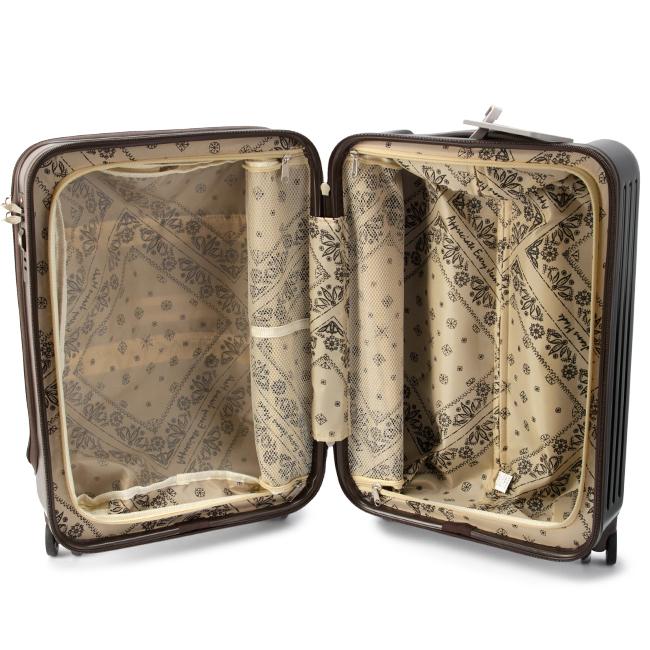 最大44% 3/22まで リー Lee スーツケース 機内持ち込み Sサイズ 37L 軽量 小型 小さめ フロントオープン ペイズリー柄 修学旅行 ジャーニー Journey 320-9020 | Lee | 14