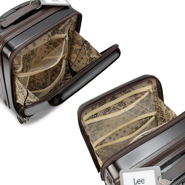 最大42% 4/23限定 リー Lee スーツケース 機内持ち込み Sサイズ 37L 軽量 小型 小さめ フロントオープン ペイズリー柄 修学旅行 ジャーニー Journey 320-9020 | Lee | 12