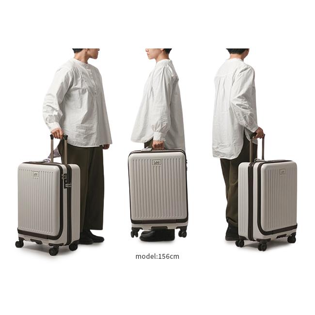 最大42% 9/5限定 リー Lee スーツケース Mサイズ 軽量 53L 中型 フロントオープン ペイズリー柄 修学旅行 ジャーニー Journey 320-9021 | Lee | 09