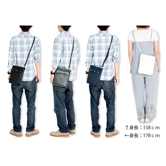 ポーター ランブラー ショルダーバッグ(M) 322-01325 メンズ レディース ブランド レザー スリム 斜めがけ 軽量 本革 縦型 薄型 吉田カバン PORTER | RAMBLER（PORTER） | 02