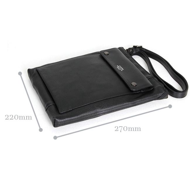 ポーター ランブラー ショルダーバッグ(M) 322-01325 メンズ レディース ブランド レザー スリム 斜めがけ 軽量 本革 縦型 薄型 吉田カバン PORTER | RAMBLER（PORTER） | 08